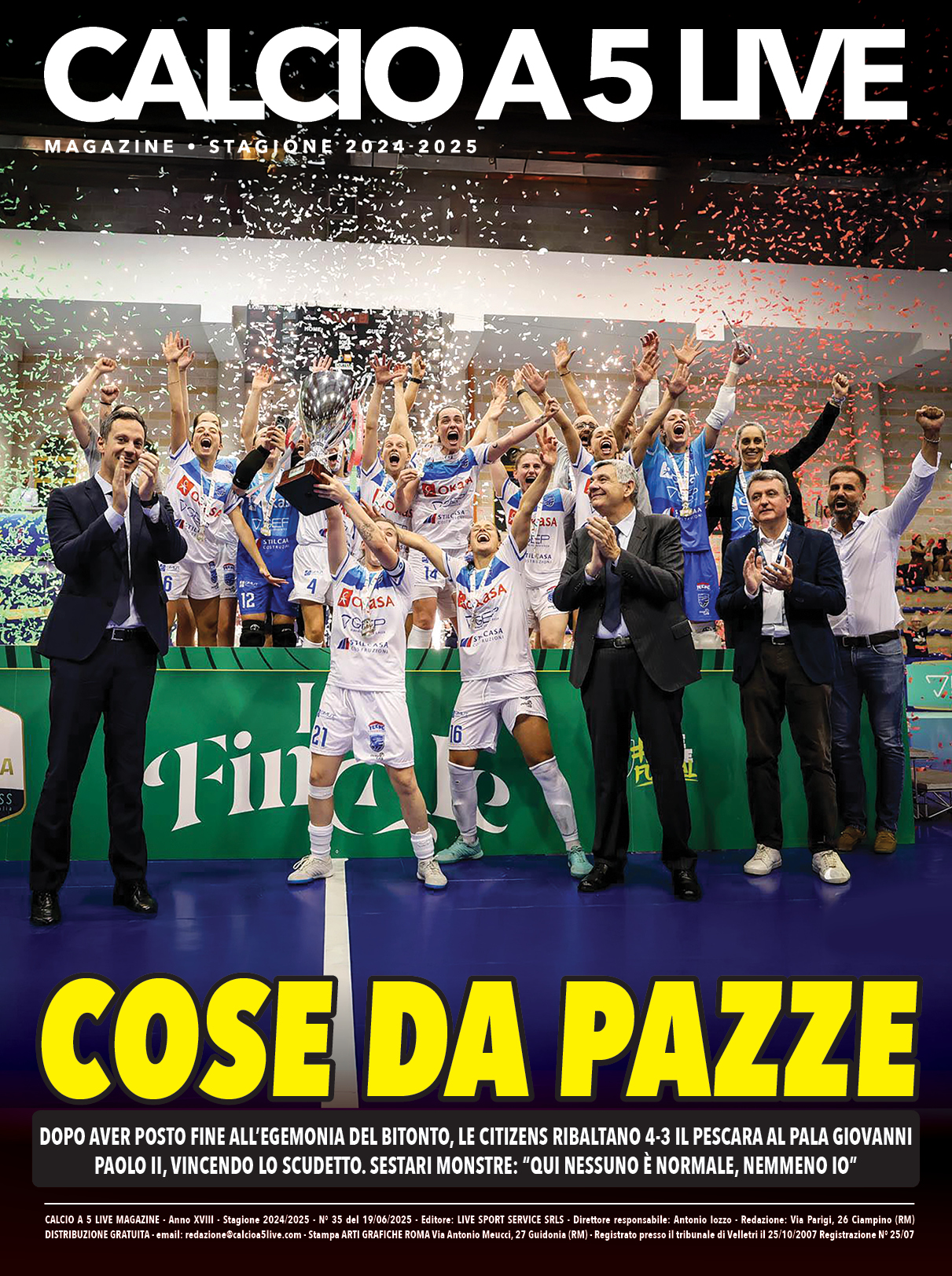 Copertina maschile numero: 35, anno: 2024