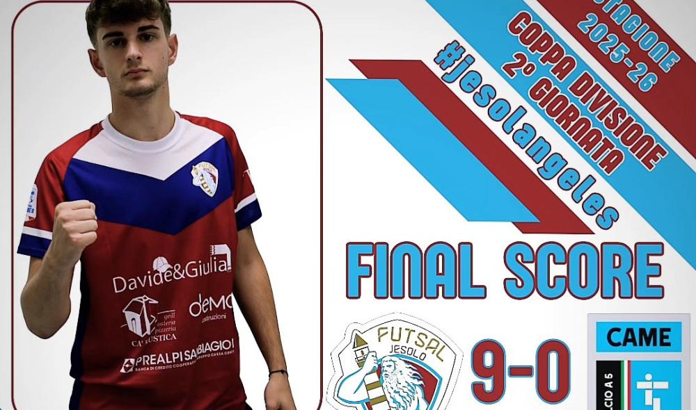 Futsal Jesolo, un debutto casalingo da favola: Came travolta in Coppa Divisione
