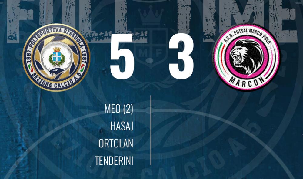 Bissuola, vittoria ininfluente: il 5-3 sul Marco Polo non basta per avanzare in Coppa