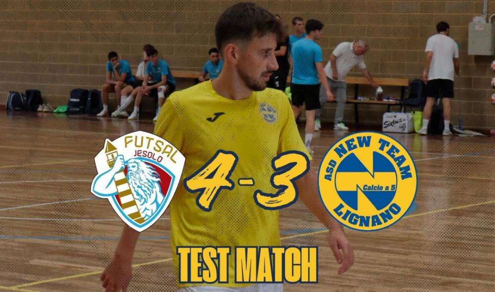 New Team Lignano, una sconfitta di misura nell'ultimo test precampionato: Jesolo vince 4-3