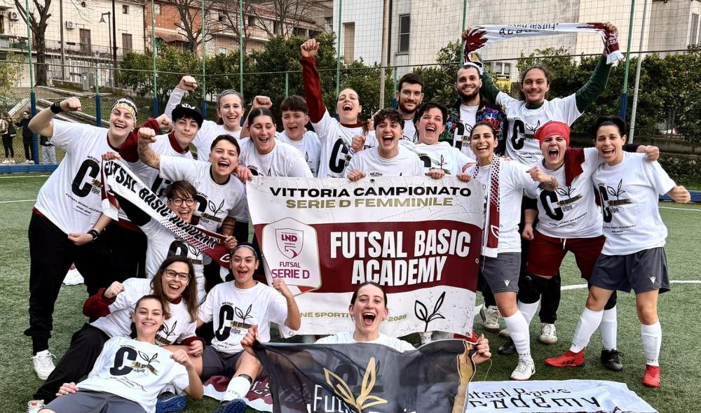 La Futsal Basic Academy cala il tris sul Castelforte. E conquista la promozione nel regionale