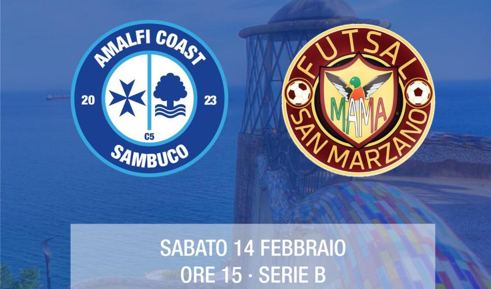 Amalfi Coast Sambuco, a San Valentino un derby che vale doppio: biancoblu ospiti del Mama