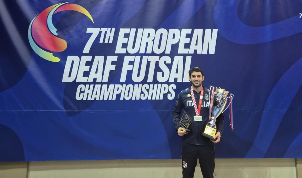 Academy Pescara, Gonzalo Santangelo secondo all’Europeo con la Nazionale FSSI: “Soddisfatti del risultato”