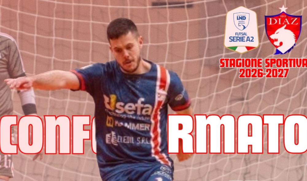 Il #futsalmercato della Diaz comincia oggi: il primo tassello per la Serie A2 è Jesus Salguero
