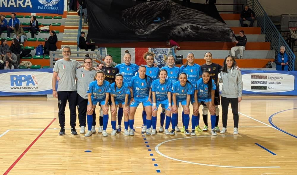 Okasa Falconara di ripresa al PalaBadiali: 3-1 alla Soccer Altamura. Ora le Coppe Italia femminili