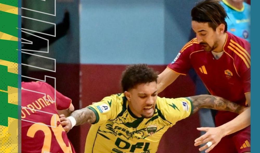 Sporting Sala Consilina, un pazzo 5-5 al PalaMalfatti: super Fortino salva la Roma 1927