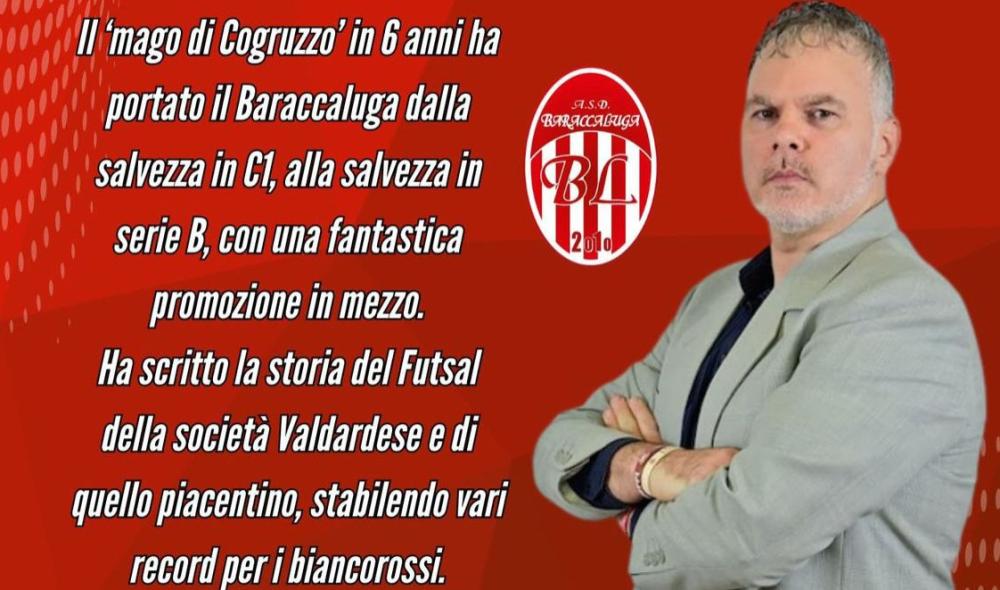 #futsalmercato Baraccaluga: dopo sei anni si dividono le strade con mister Tagliavini