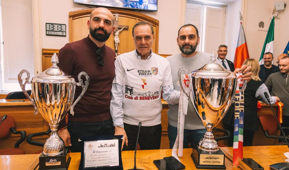 Benevento premiato a Palazzo Mosti, Di Fede: "Un gesto che valorizza il nostro lavoro"