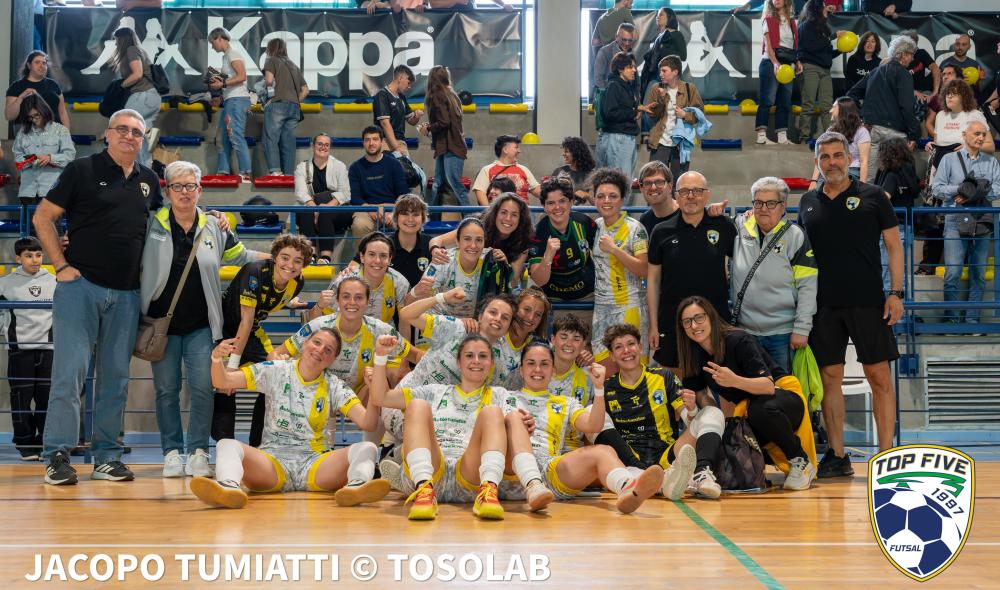 Spareggi promozione, Top Five di misura sulla Woman Napoli. Concluso il primo turno playoff