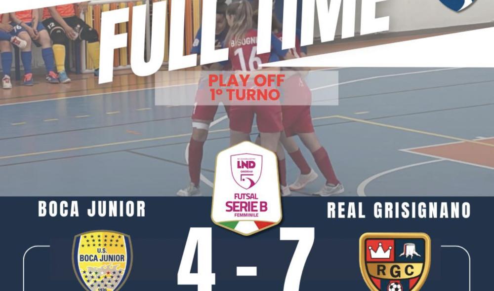 Capolavoro Real Grisignano, settebello al Boca Junior e accesso al secondo turno playoff