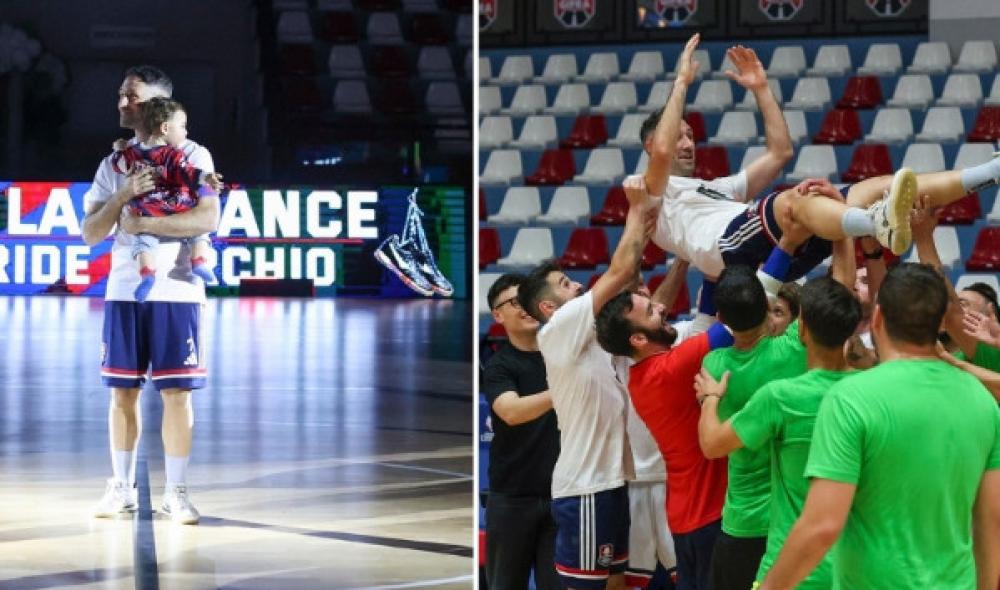 Pirossigeno Cosenza, tra abbracci e lacrime: l'addio al futsal di capitan Marchio