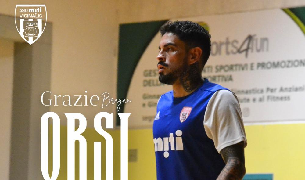 #futsalmercato, il Miti Vicinalis perde un pezzo: in uscita Brayan Orsi