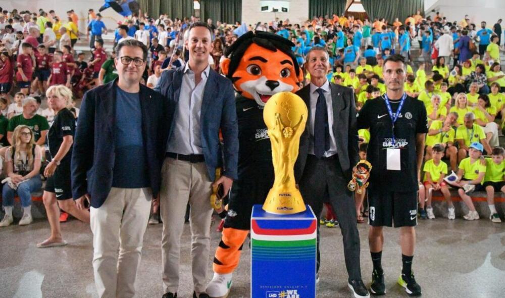 Futsal Eurocup 2026: il Presidente Castiglia all’inaugurazione dell’evento di Tortoreto