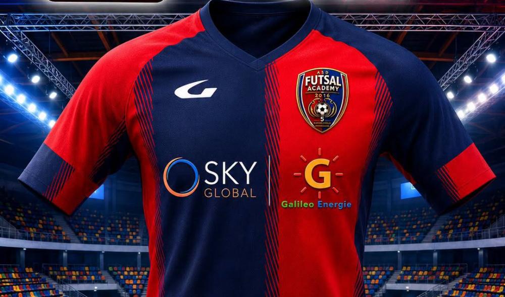 La Futsal Academy si rifà il look: nella maglia Home 2026/27 domina il rossoblù