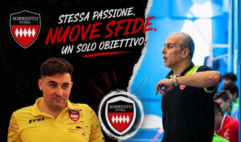 #futsalmercato, scambio di panchine nel Sorrento: Vinaccia in prima squadra, Astarita passa in U19