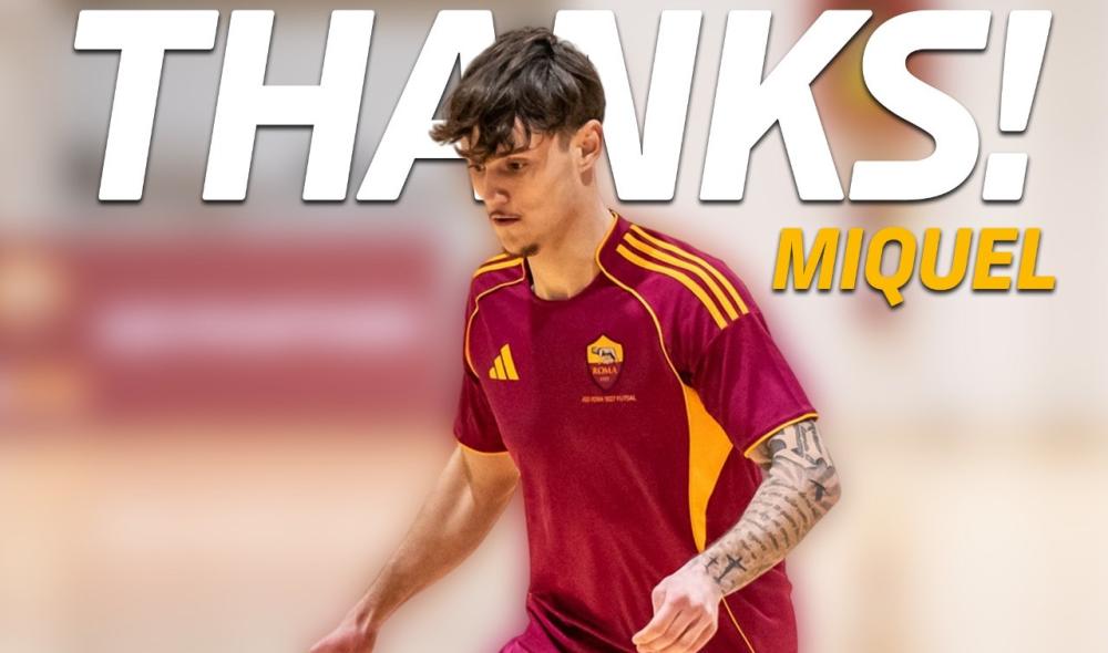 #futsalmercato, l'esperienza alla Roma 1927 è conclusa: Miquel Gonzalez ai saluti