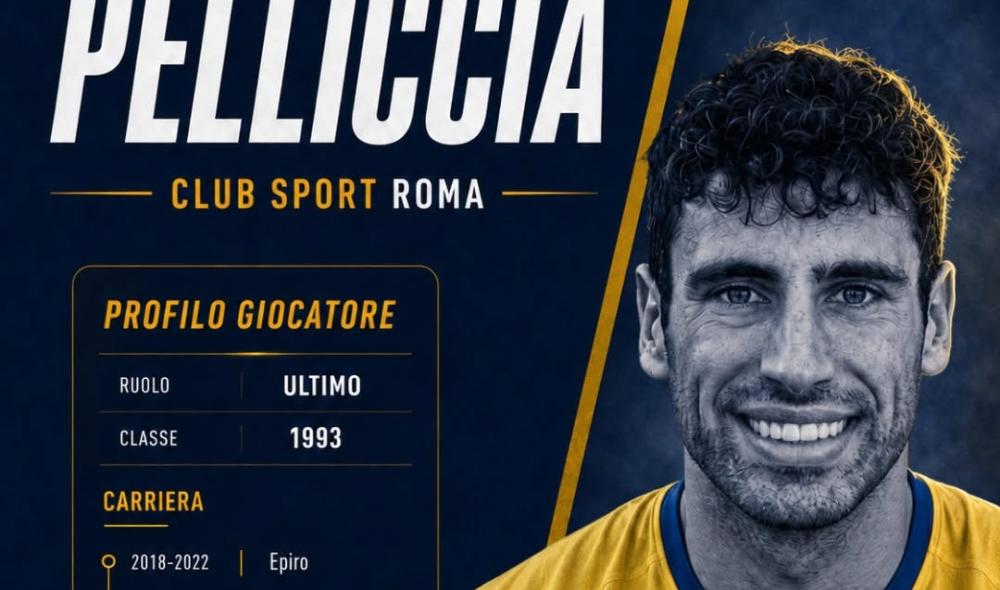 #futsalmercato, il Club Sport Roma riparte da capitan Pelliccia: "Un punto di riferimento"