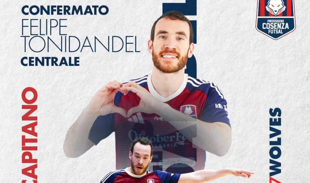 #futsalmercato, Tonidandel non abbandona la nave: sarà lui il capitano della Pirossigeno in Serie A2 Élite