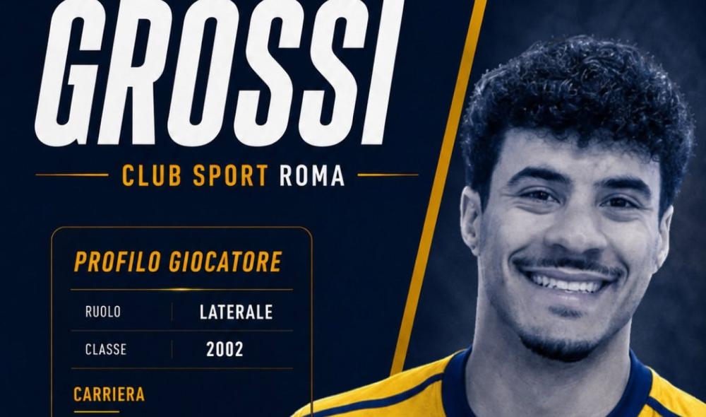 #futsalmercato, altra conferma per il Club Sport Roma: Grossi dice ancora sì
