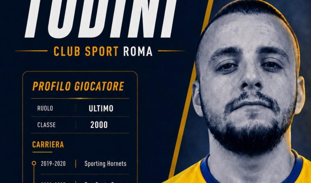 #futsalmercato, una scelta fortemente voluta: Todini rinnova con il Club Sport Roma