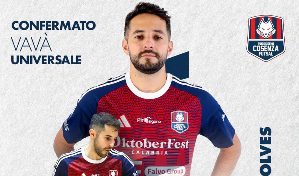 #futsalmercato, Pirossigeno Cosenza: anche Vavà prosegue l'esperienza in rossoblù