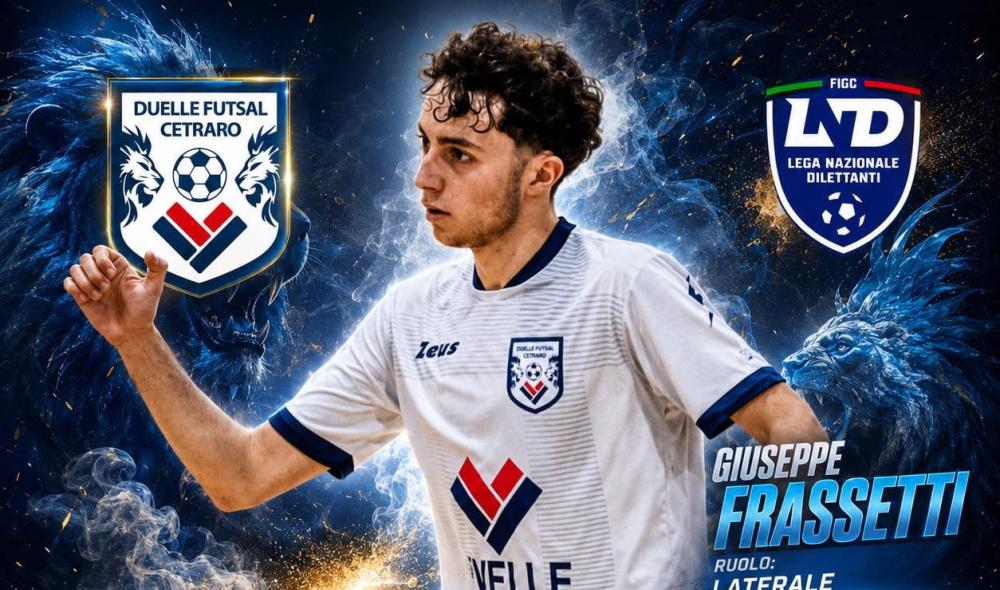 #futsalmercato, Giuseppe Frassetti approda alla Duelle Cetraro. E si prende la maglia numero 10