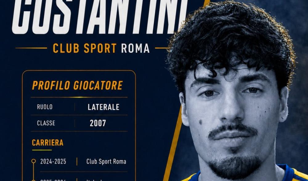 #futsalmercato, il Club Sport Roma riaccoglie Francesco Costantini. "Reparto Under completato"