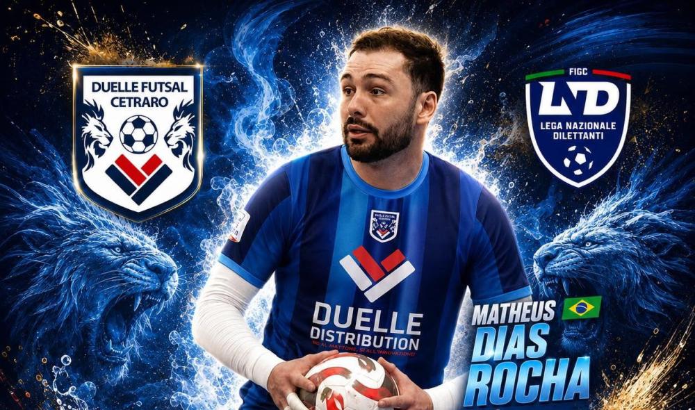 #futsalmercato, il portiere perfetto per Tuoto: Matheus Dias Rocha firma con la Duelle Cetraro