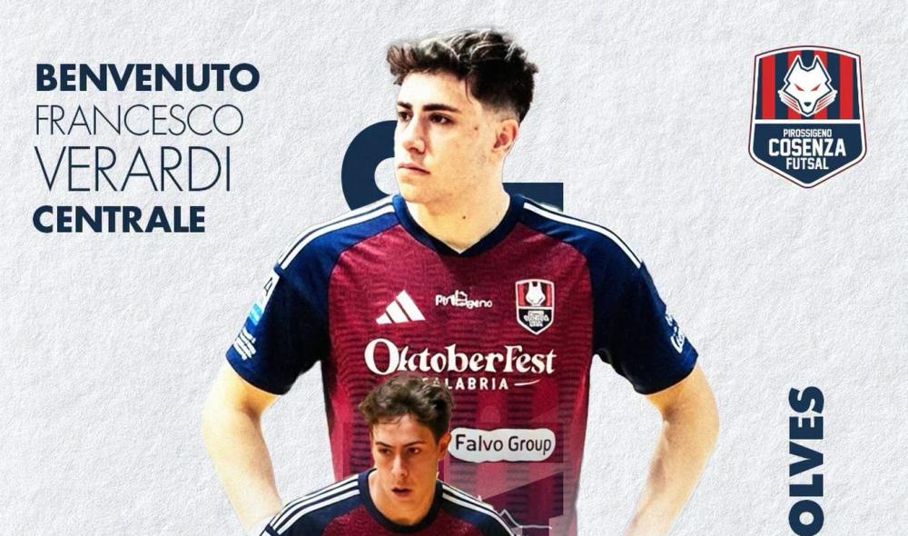 #futsalmercato, la Pirossigeno Cosenza annuncia un altro acquisto: è Francesco Verardi