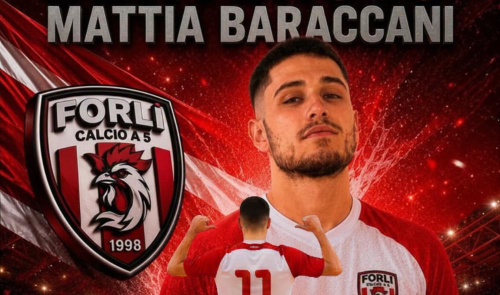 #futsalmercato, il Forlì batte il terzo colpo: ingaggiato Mattia Baraccani 