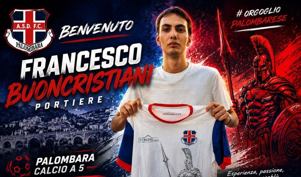 #futsalmercato, il Palombara annuncia un altro volto nuovo: è Francesco Buoncristiani