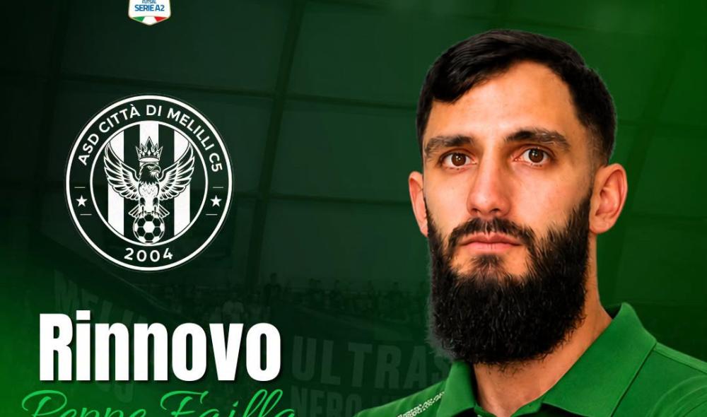 #futsalmercato, il Melilli apre le danze: capitan Failla rimane neroverde