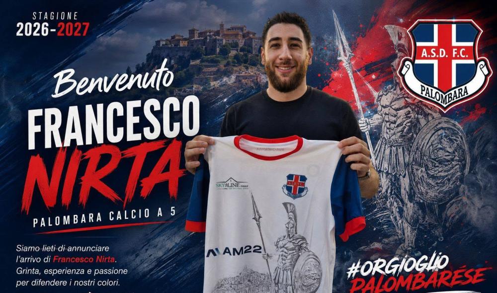 #futsalmercato, il Palombara non si ferma più: preso anche Francesco Nirta. "Sappiamo dove vogliamo andare"