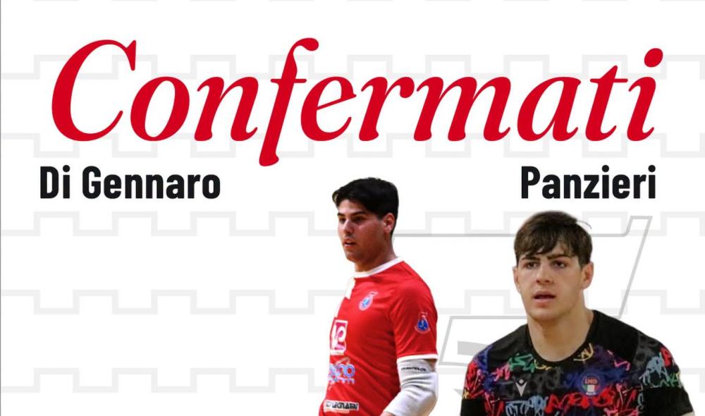 #futsalmercato, Italservice Pesaro: Di Gennaro e Panzieri rinnovano per un'altra stagione