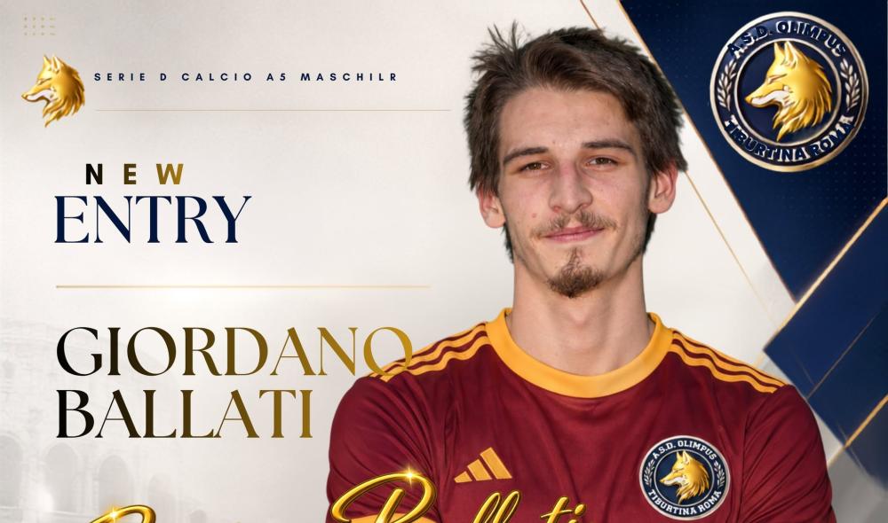 #futsalmercato, Olimpus Tiburtina Roma: Giordano Ballati riabbraccia il team