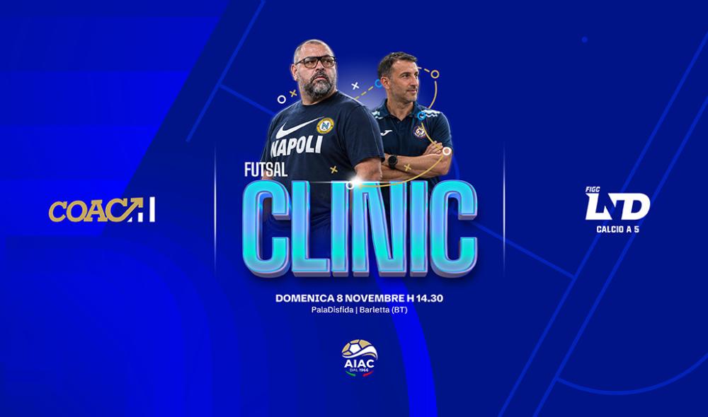 COACH, un nuovo clinic a Barletta: l’8 novembre con Angelini e Antonelli. Tutte le info