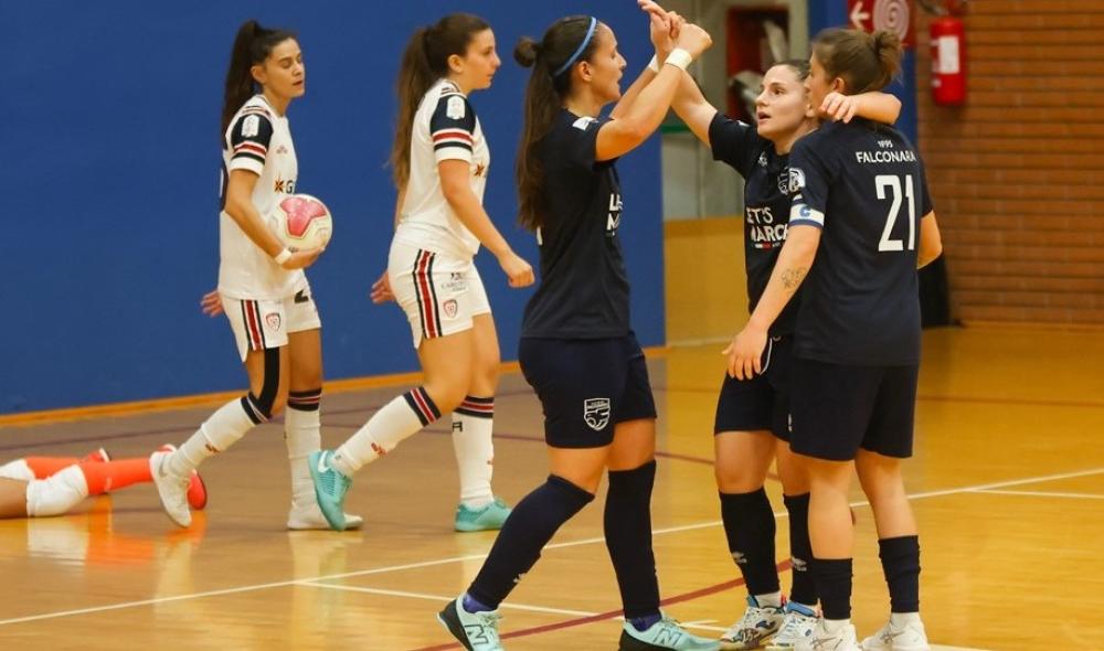 Falconara, tris e vetta confermata: è l'unica squadra ancora imbattuta. CMB forza 7 nel big match, goleada Bitonto