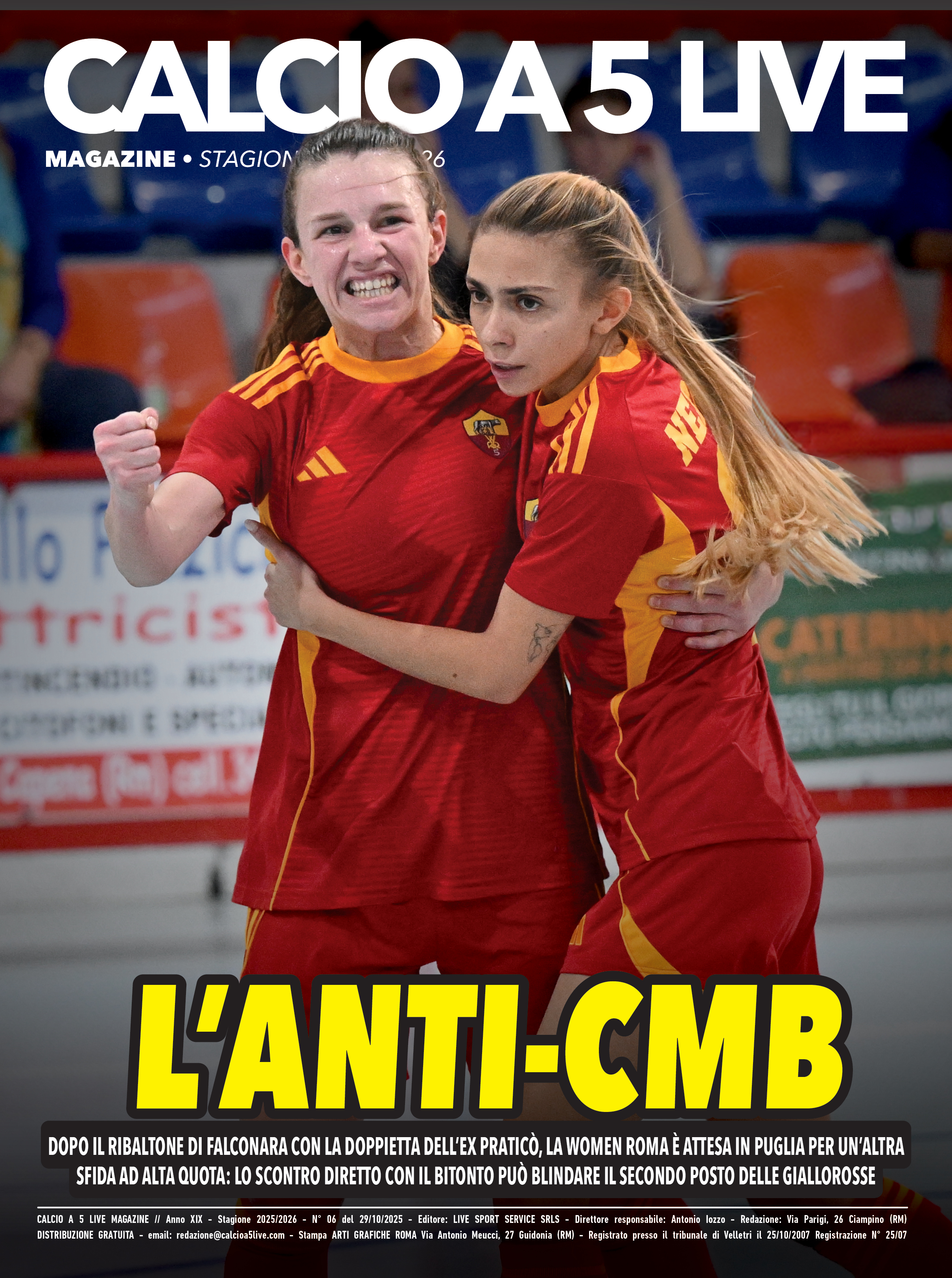 Copertina maschile numero: 06, anno: 2025