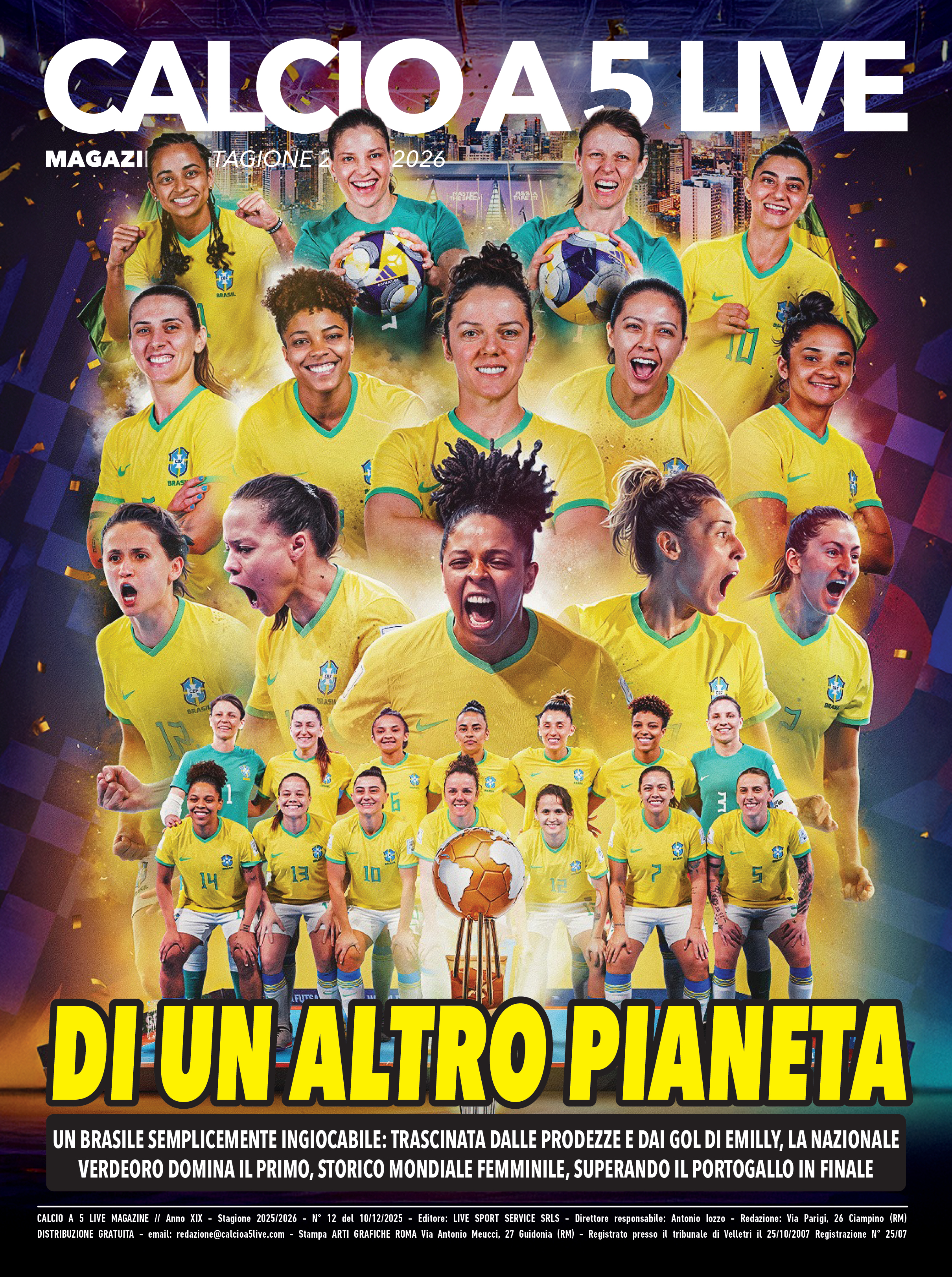 Copertina maschile numero: 12, anno: 2025