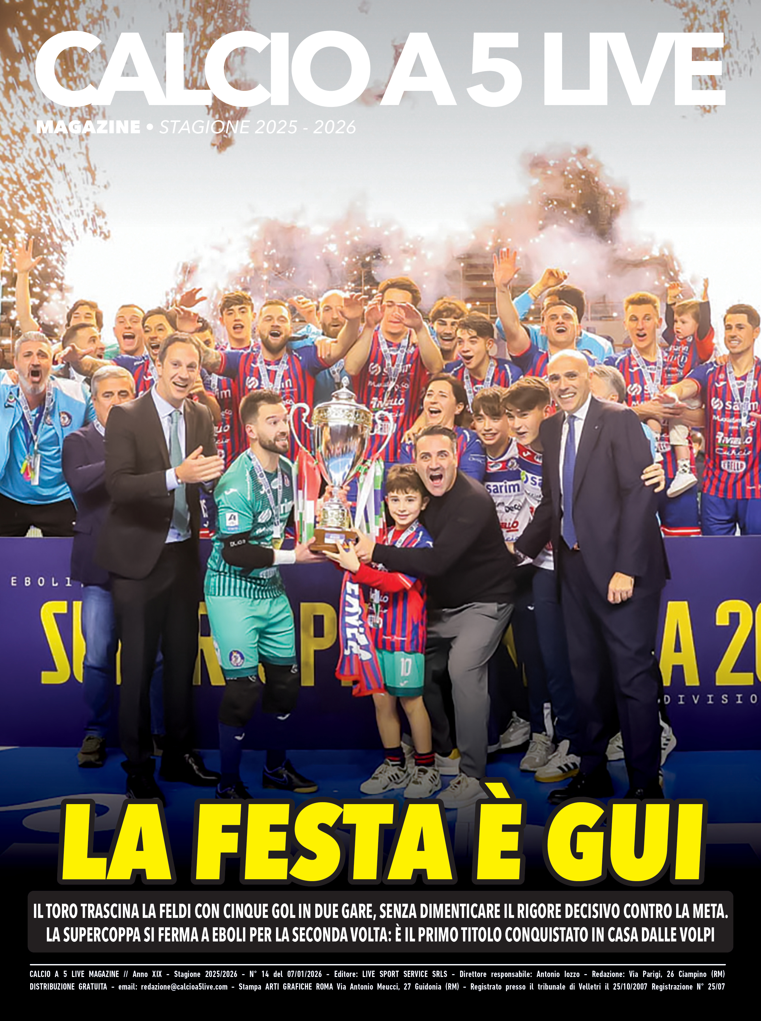 Copertina maschile numero: 14, anno: 2025