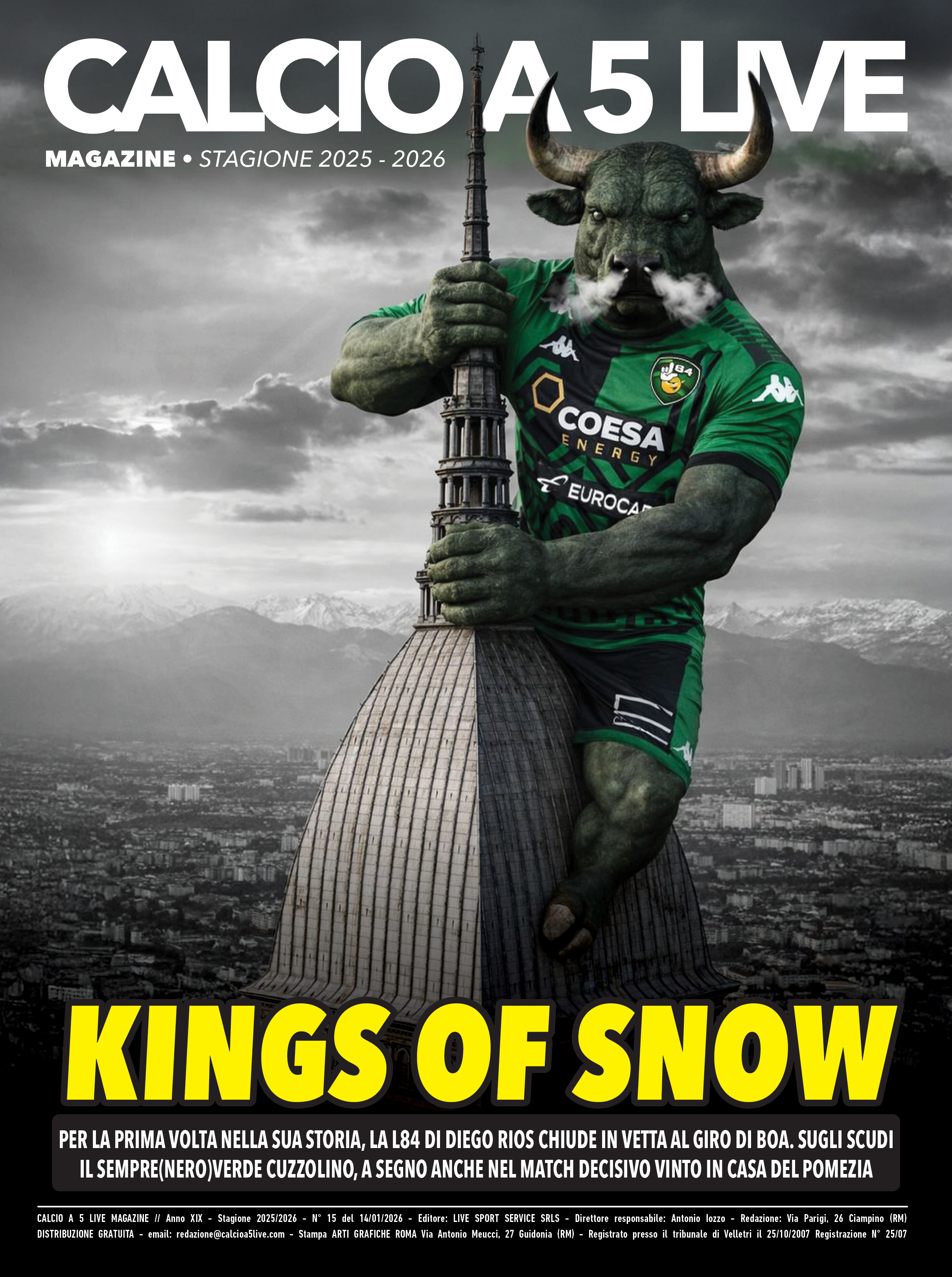 Copertina maschile numero: 15, anno: 2025