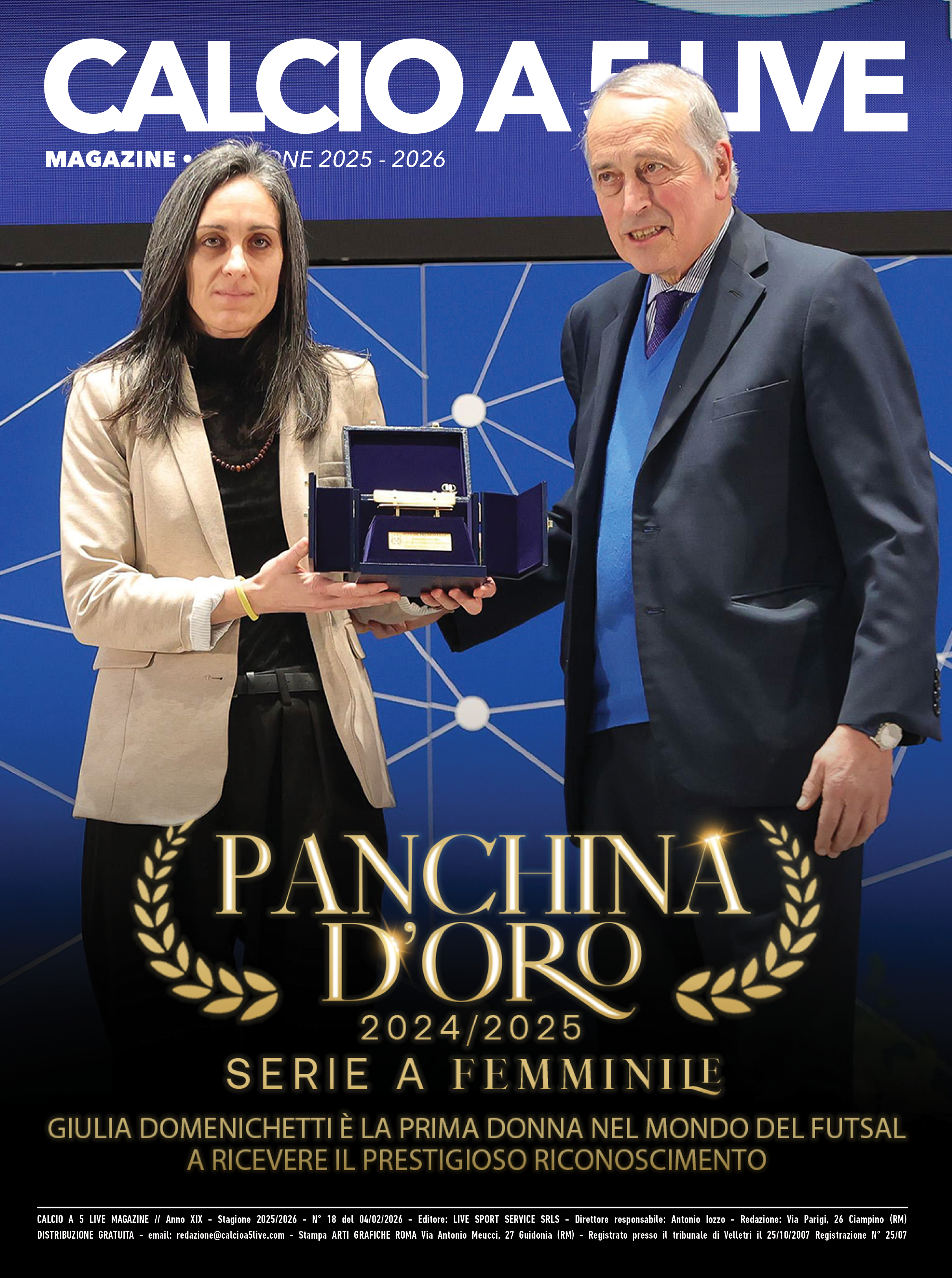 Copertina maschile numero: 18, anno: 2025