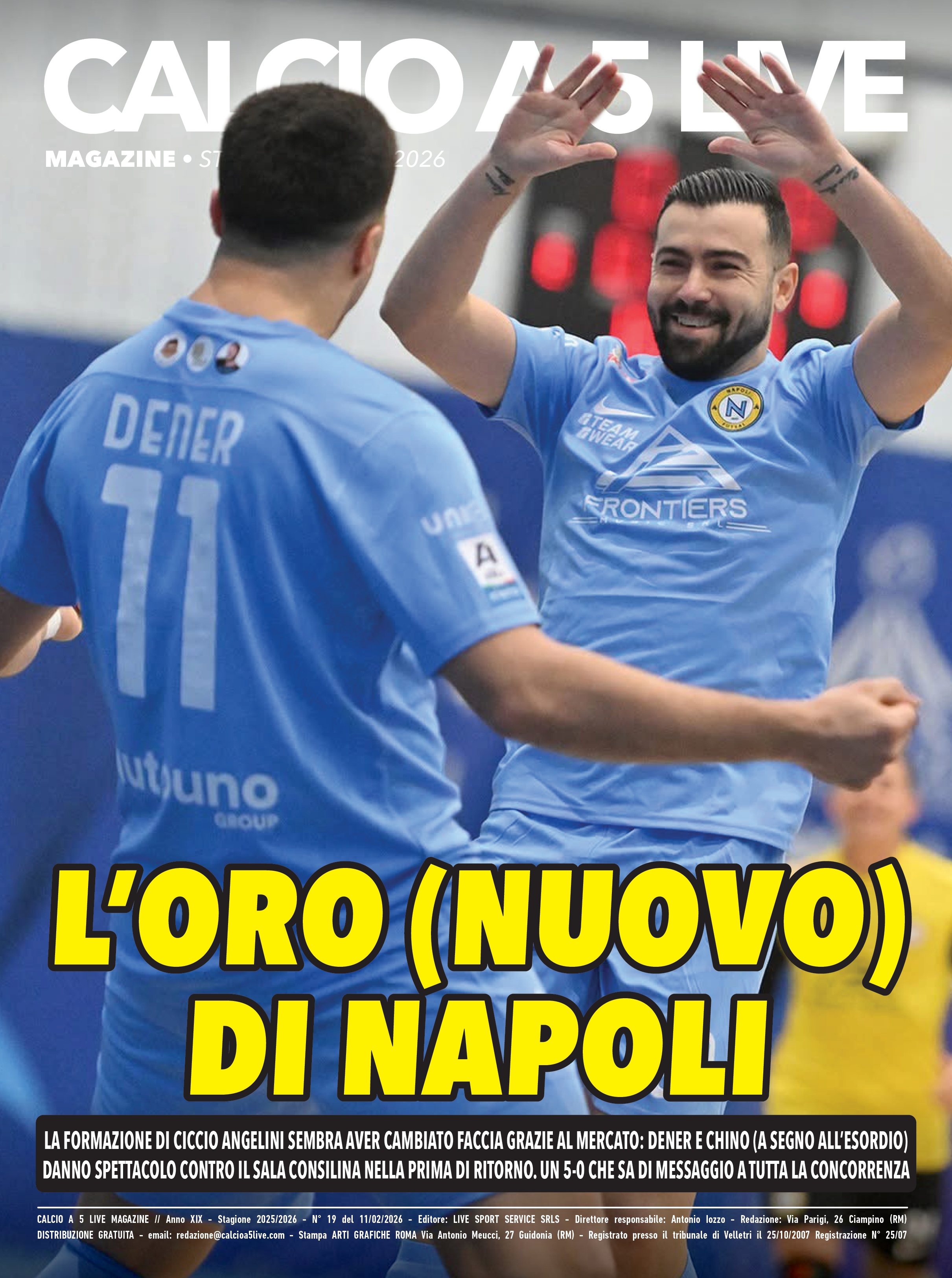 Copertina maschile numero: 19, anno: 2025