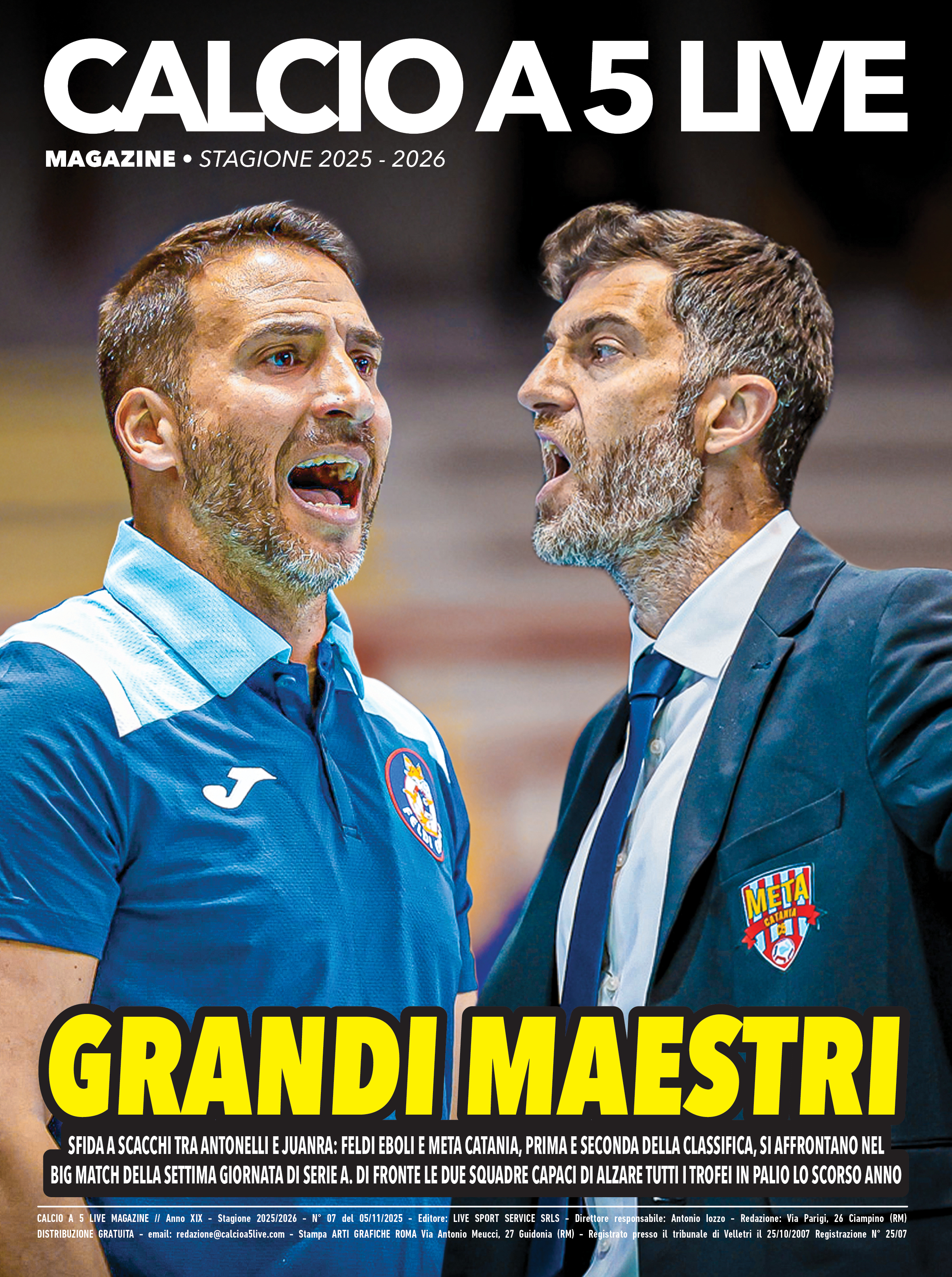 Copertina maschile numero: 07, anno: 2025