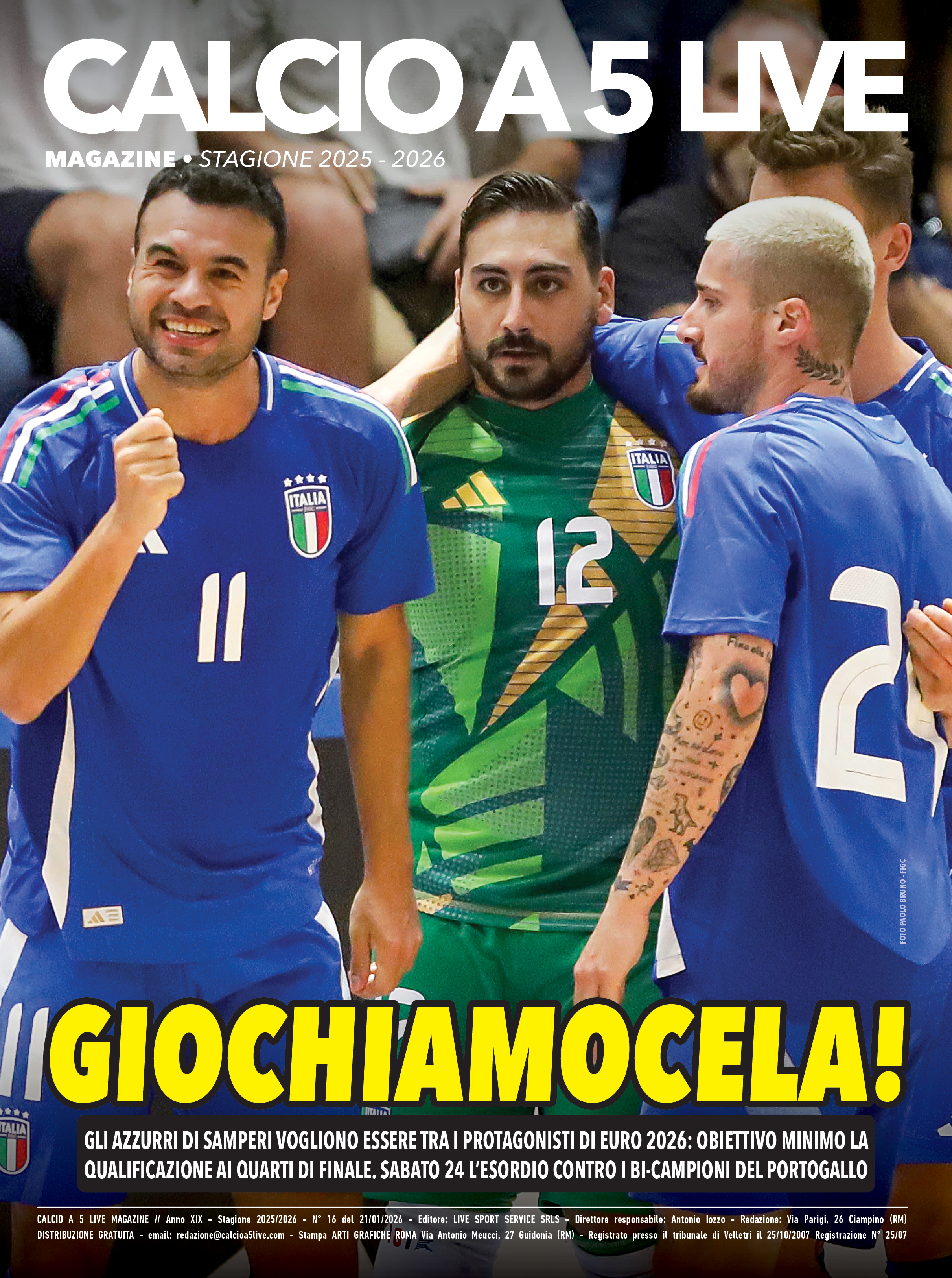 Copertina maschile numero: 16, anno: 2025