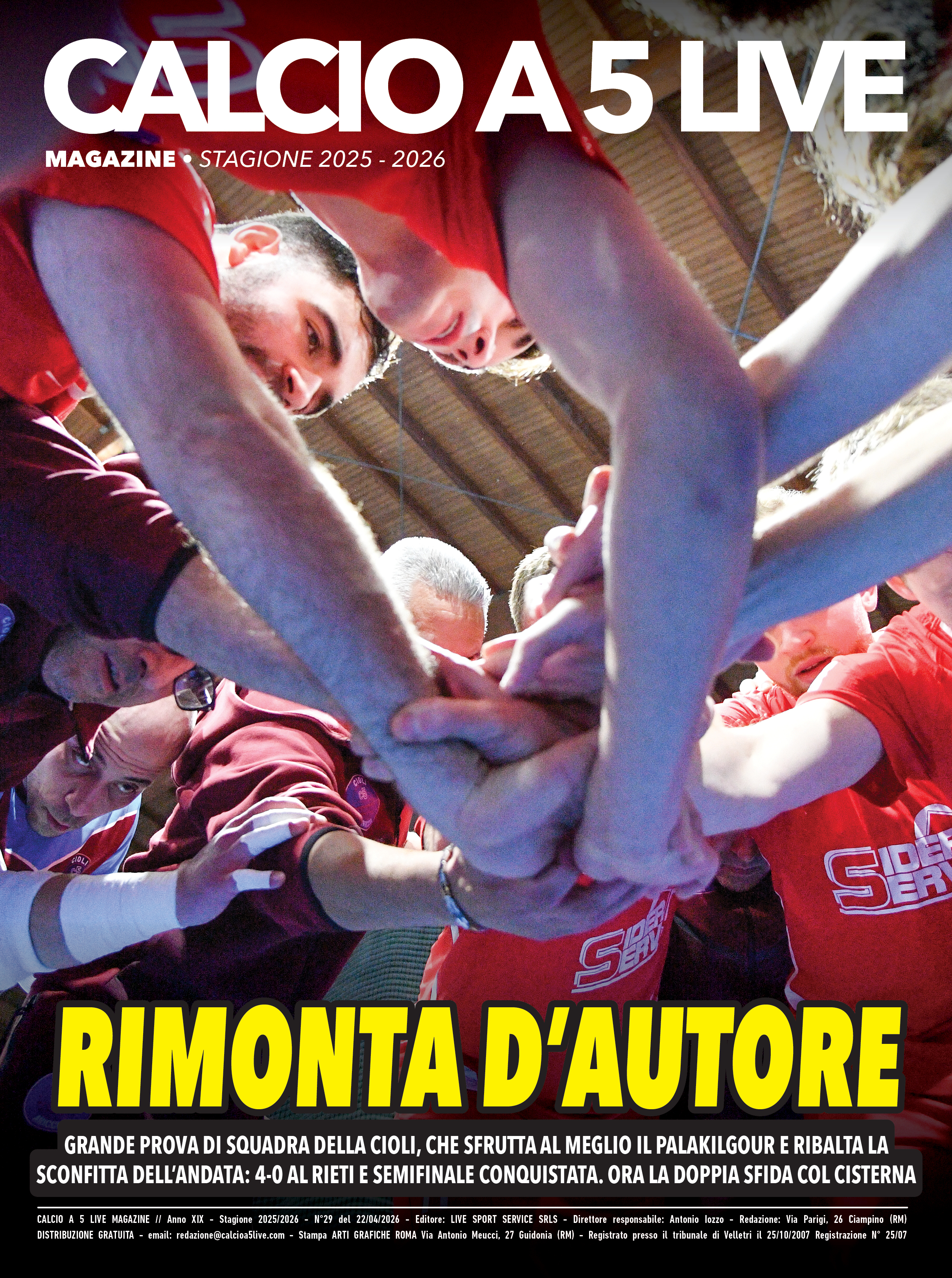 Copertina maschile numero: 29, anno: 2025