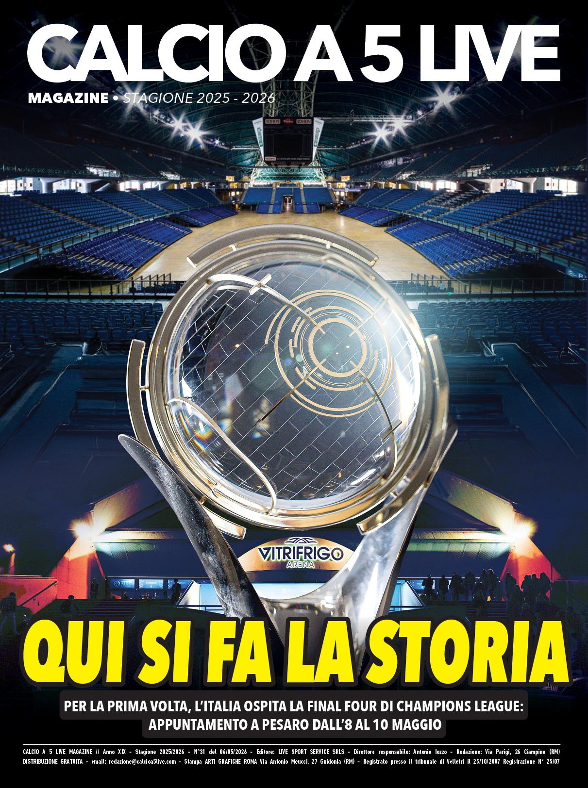 Copertina maschile numero: 31, anno: 2025